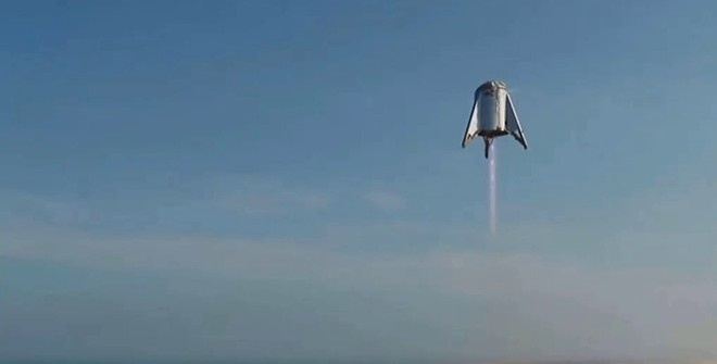 SpaceX испытала прототип корабля Starchip (видео)