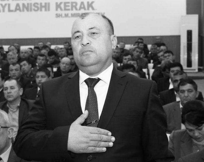 Mirishkor tumani hokimi G‘ayrat Begaliyev koronavirusdan vafot etdi