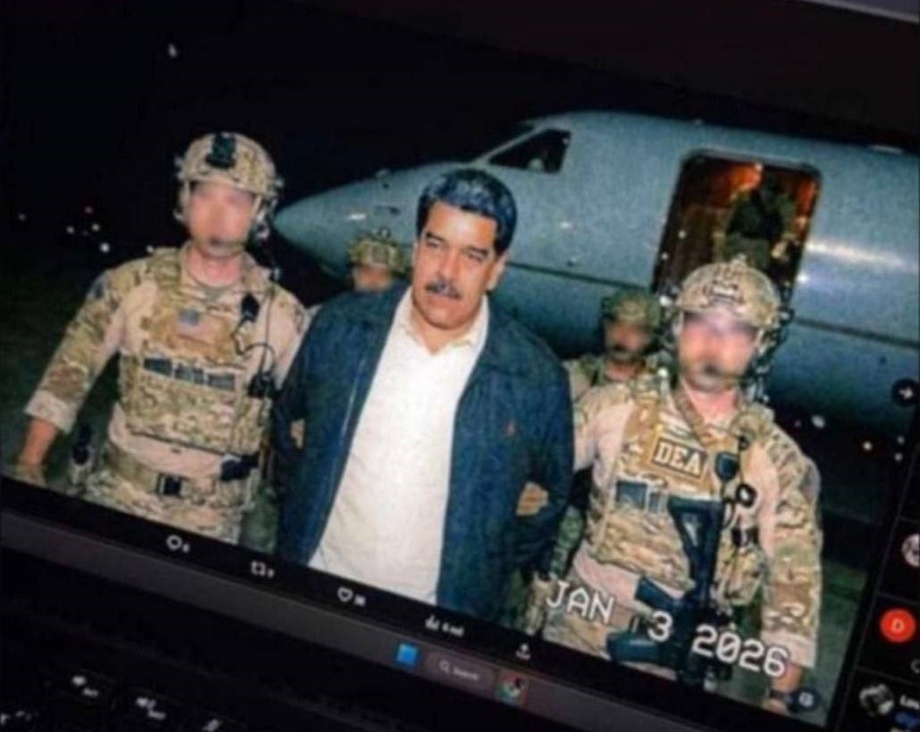 AQSh harbiylari Maduro va uning xotinini qo‘lga oldi