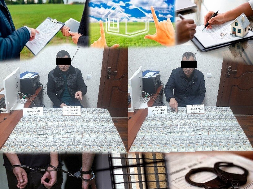 Фарғонада мансабдор 50 минг доллар билан қўлга тушди