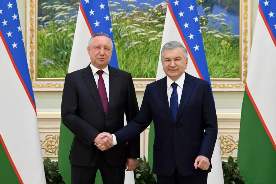 Мирзиёев Санкт-Петербург губернаторини қабул қилди