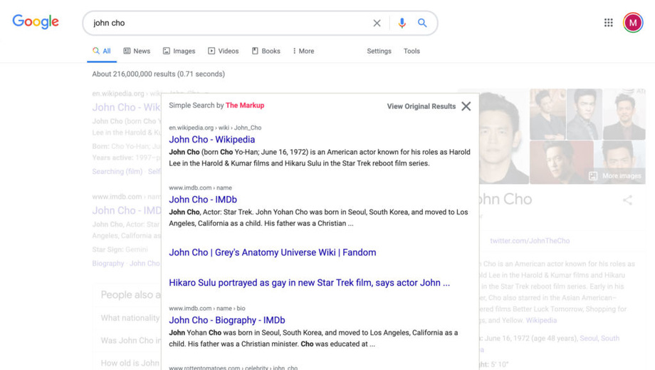 Появилась возможность получить поиск Google образца 1998 года