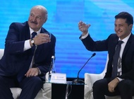 Zelenskiy va Lukashenkoning 2019 yilgi uchrashuvi. 