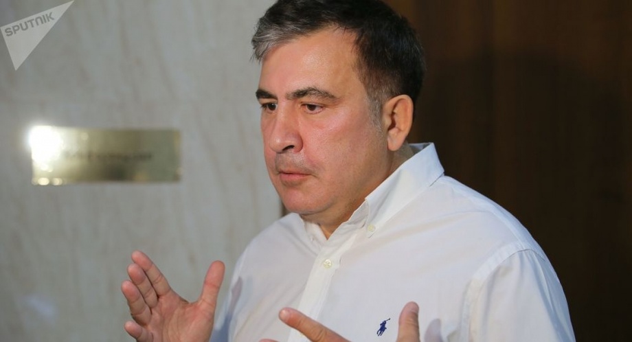 На Саакашвили напали во время встречи с эмигрантами в Афинах