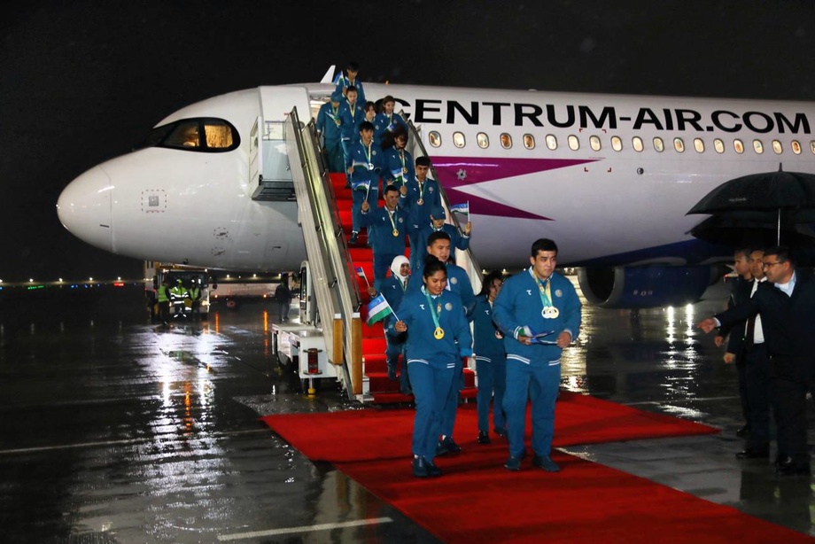 V ёшлар Пара Осиё ўйинлари ғолиблари Тошкентда тантанали кутиб олинди (фото)