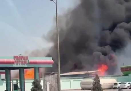 Қашқадарёдаги заправкада ёнғин: 4 киши ҳалок бўлди