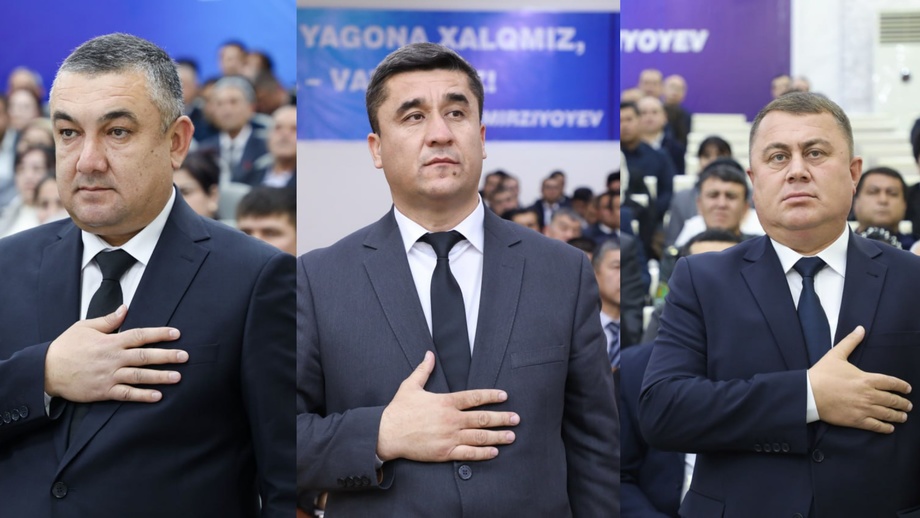 Сурхондарёдаги учта туманга ҳокимлар тайинланди