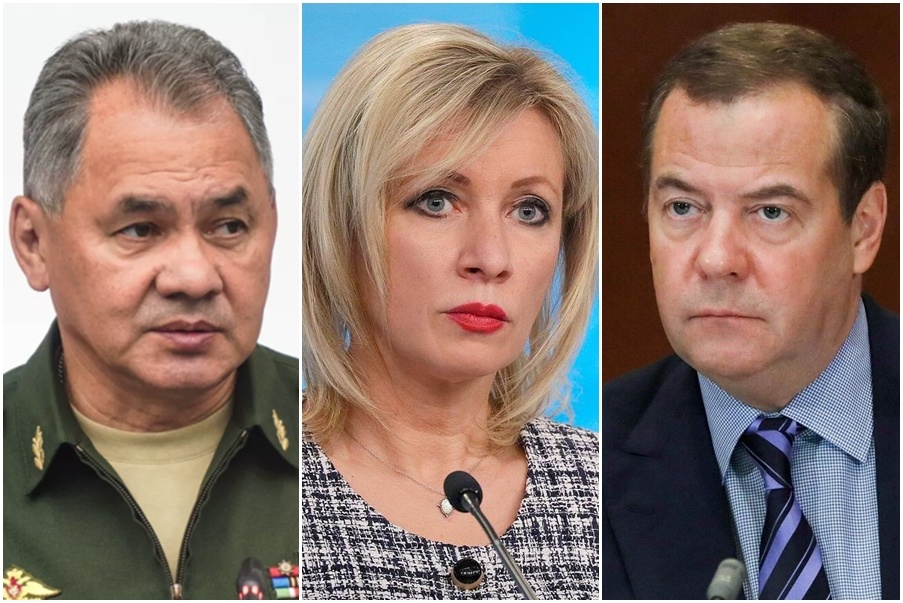 Medvedev, Shoygu, Zaxarova va boshqalar: Ukraina Rossiyadagi taniqli shaxslarni qidiruvga berdi (ro‘yxat)