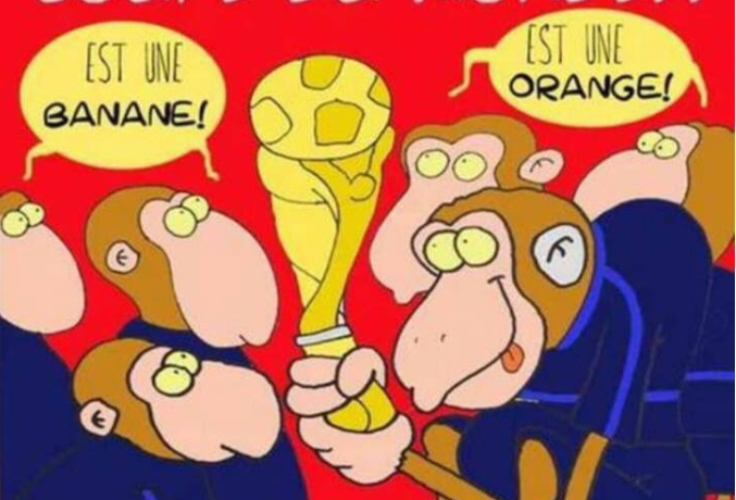 Французы показали настоящую карикатуру Charlie Hebdo на победителей ЧМ‐2018 (фото)