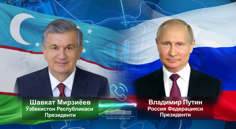 Mirziyoyev Putin bilan telefonda muloqot qildi