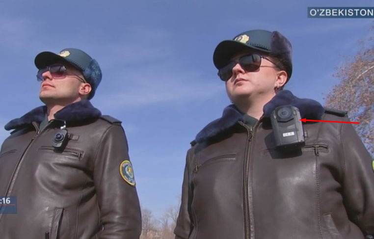 Shavkat Mirziyoyev IIV tizimiga olingan zamonaviy kamera bilan tanishdi (video)