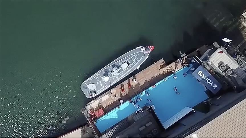 В Турции спущен на воду беспилотный военный катер