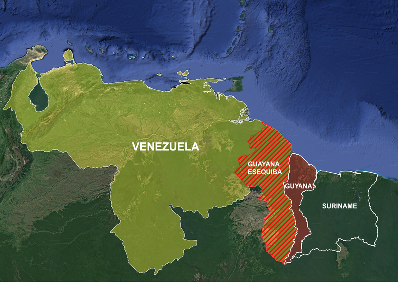 Венесуэла Гайана билан юз йилдан бери талашиб келаётган Эссекибо ҳудудини ўзининг 24-штати деб эълон қилди