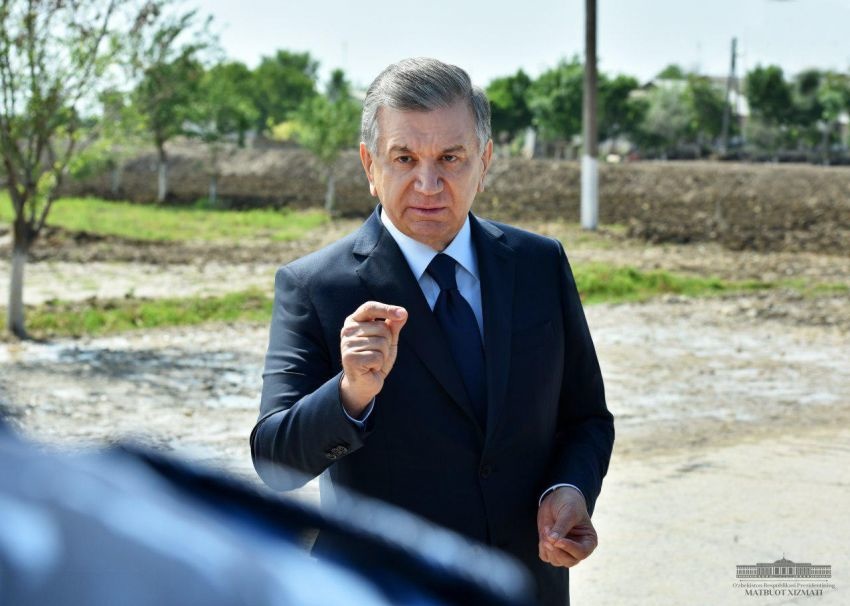 Shavkat Mirziyoyev Sardobaga keldi