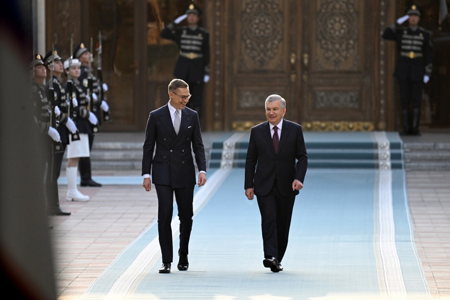 Finlyandiya prezidenti Ko‘ksaroyda tantanali kutib olindi