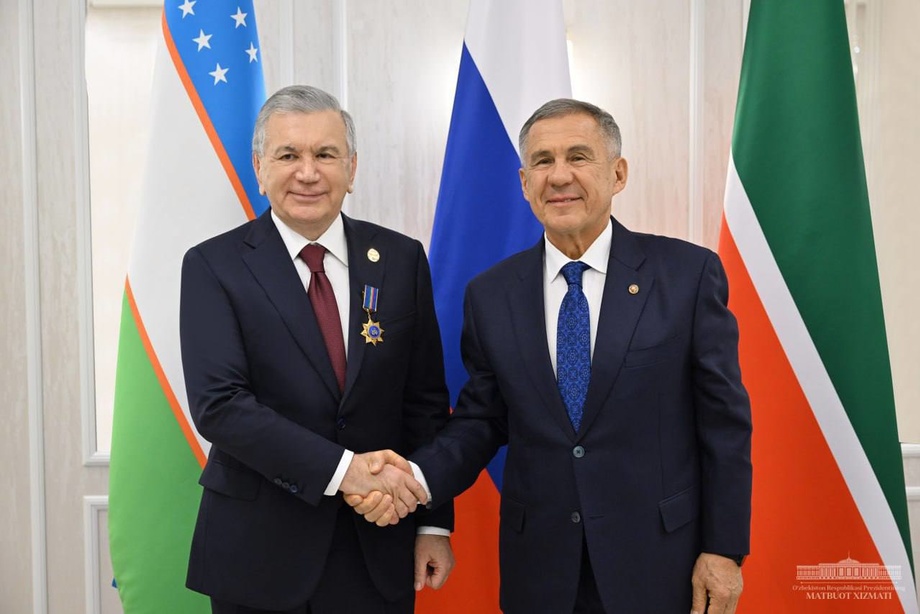 Shavkat Mirziyoyev Tataristonning «Do‘stlik» ordeni bilan taqdirlandi