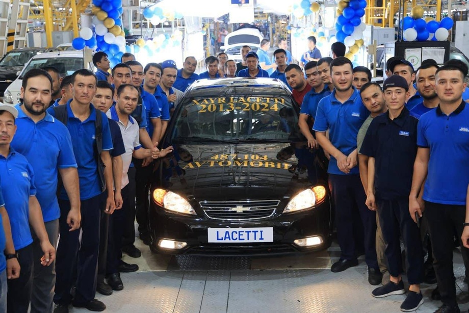 Последний в истории Узбекистана автомобиль Chevrolet Lacetti сошел с конвейера