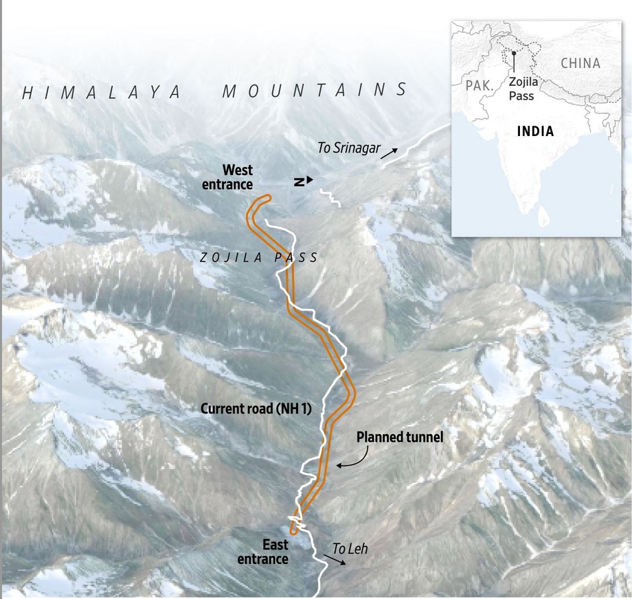 Ҳимолайда катта қурилиш қилаётган Ҳиндистон Хитой билан тўқнашиши мумкин