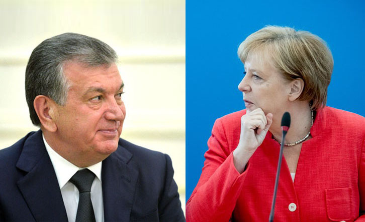 Shavkat Mirziyoyev Angela Merkel bilan muzokara o‘tkazadi