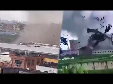 Xitoydagi halokatli tornado videosi tarqaldi