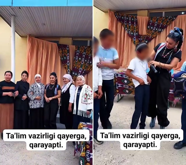 Aktrisa bilan «ijodiy uchrashuv» o‘tkazgan maktab ma’muriyatiga chora ko‘riladi