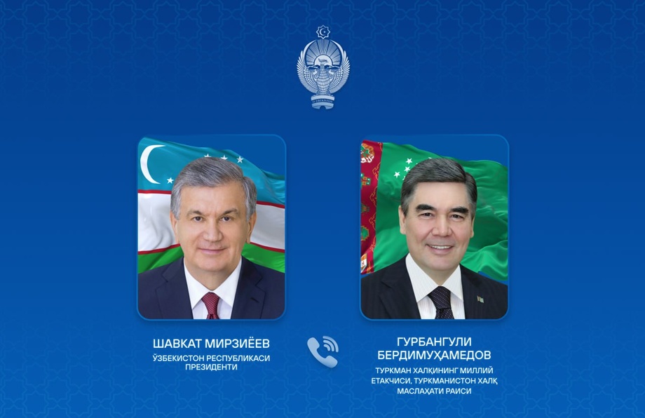 Шавкат Мирзиёев Гурбангули Бердимуҳамедов билан телефон орқали мулоқот қилди