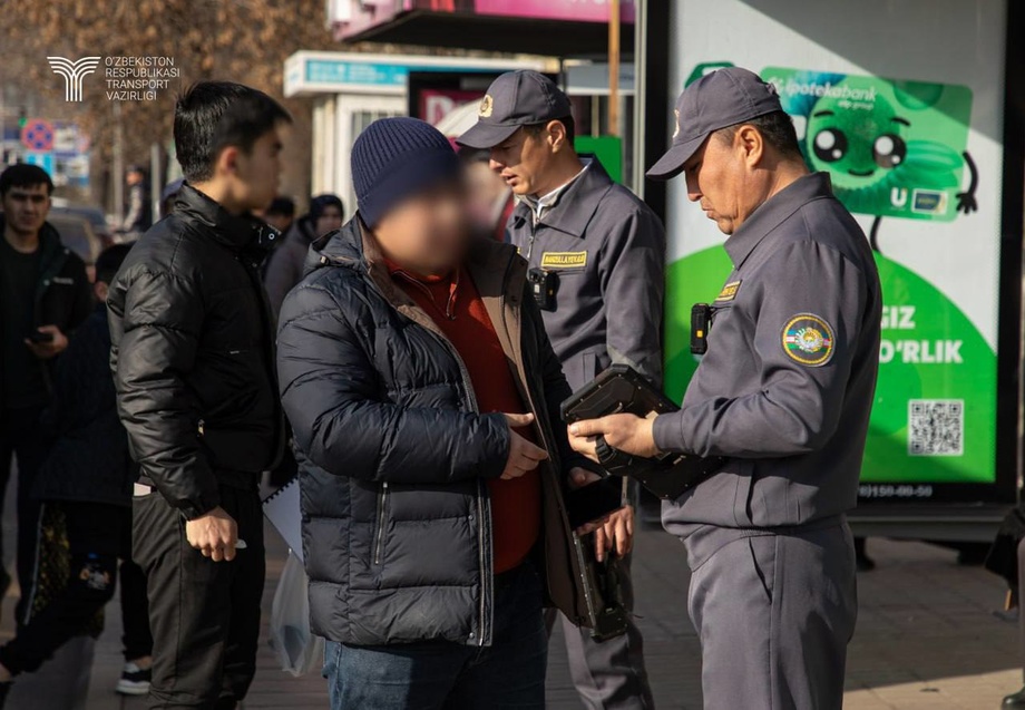 В Ташкенте 11502 человека оштрафованы за неуплату проезда в автобусах