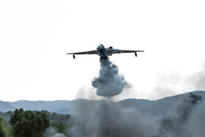 Пожарный самолёт разбился в Турции