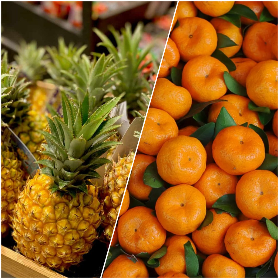 В Узбекистане введён временный запрет на импорт мандаринов и ананасов из Китая