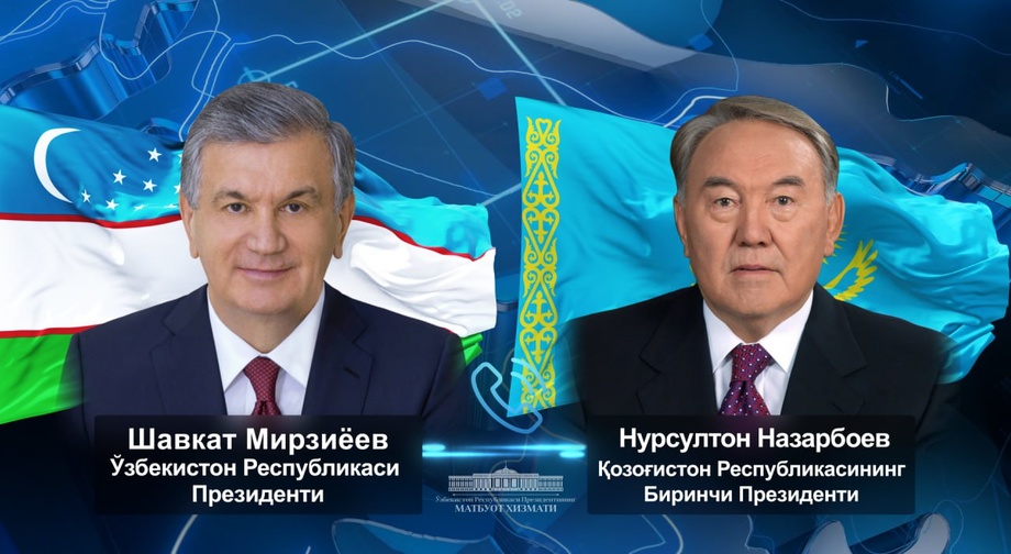 Shavkat Mirziyoyev va Nursulton Nazarboyev telefon orqali muloqotlashdi