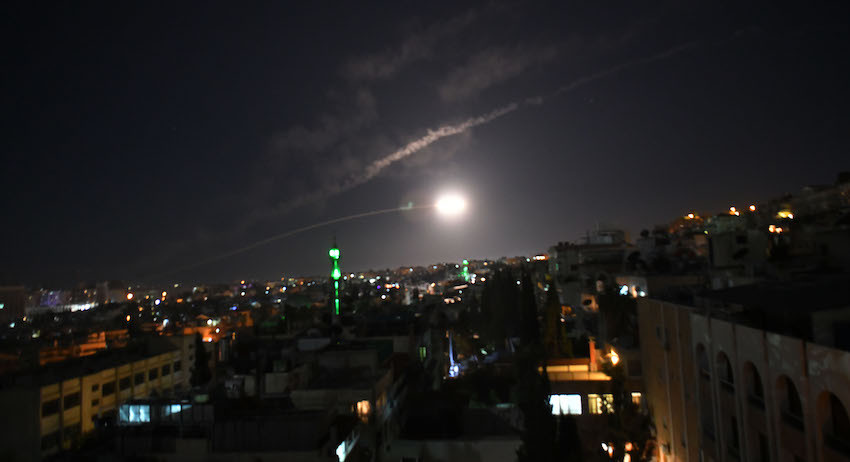 Ракетная атака Израиля по Сирии длилась полтора часа