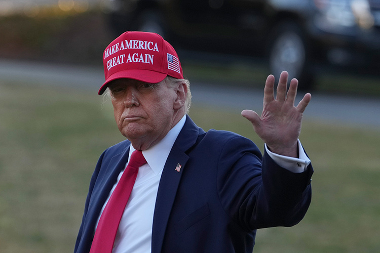 Tramp vazn tashlamoqchi