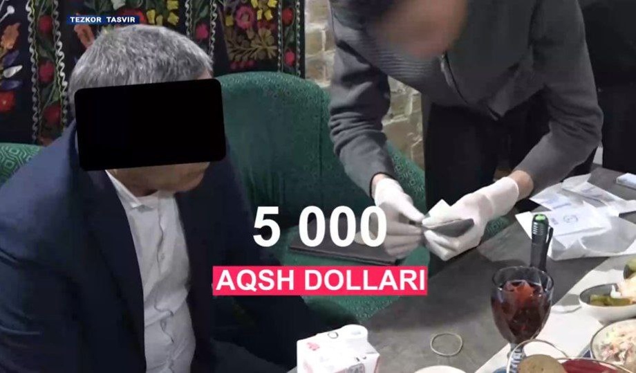 ДХХ Тошкент ва Наманган вилоятларида коррупцион ҳолатларни фош этди