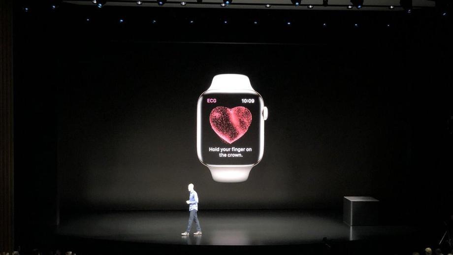 Apple презентовала новые smart‐часы с функцией ЭКГ