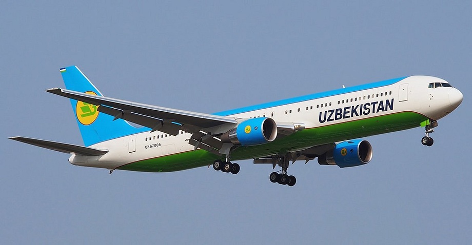 Uzbekistan Airways samolyotlari Yevropaga Rossiya va Belarusni chetlab parvoz qilmoqda