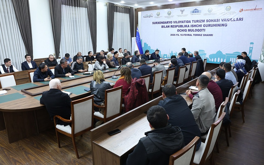 Сурхондарё вилоятида туризм салоҳиятини ошириш бўйича кенг қамровли ишлар амалга оширилмоқда