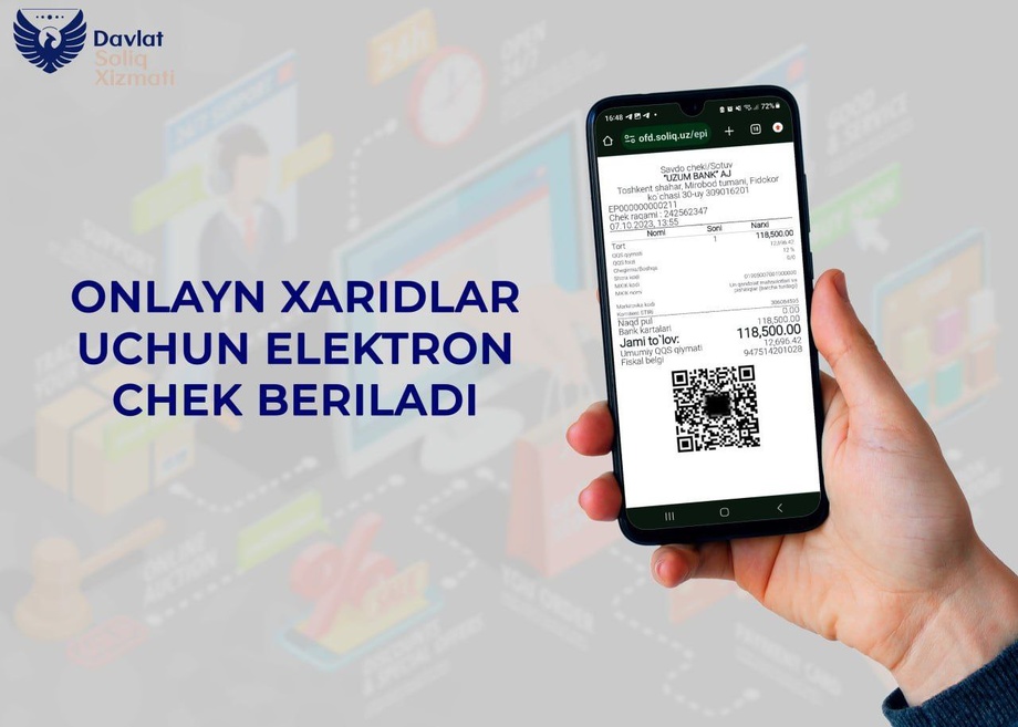 Onlayn xaridlar uchun ham keshbek beriladi