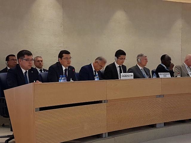 В Женеве заместитель министра юстиции информировал о реформировании судебной системы Узбекистана