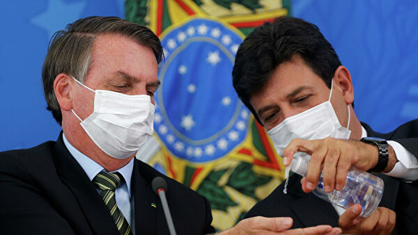 «Grippning kichkinasi». Braziliya prezidenti sog‘liqni saqlash vazirini ishdan bo‘shatdi