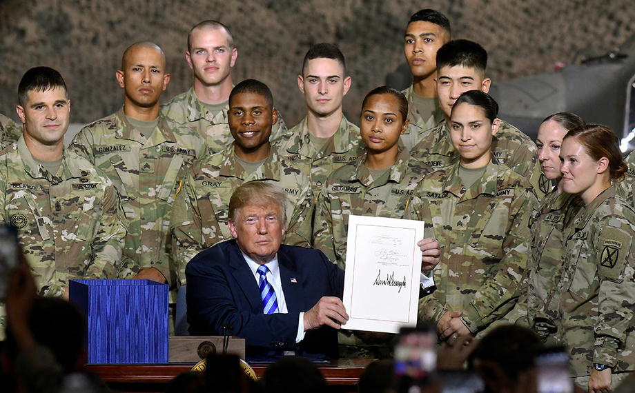 Tramp harbiy xarajatlar uchun 1,5 trln dollar ajratmoqchi