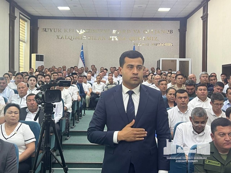 Пастдарғом туманига янги ҳоким тайинланди
