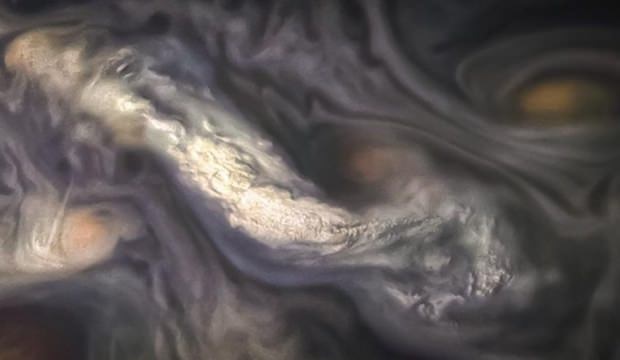 «NASA» Юпитердаги булутлар тасвирини намойиш қилди