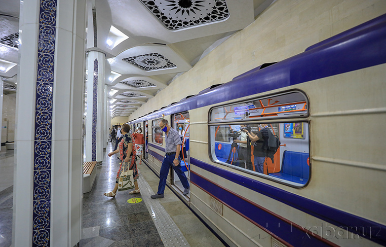 Toshkent metrosida yo‘lovchilar oqimi shiddat bilan o‘smoqda