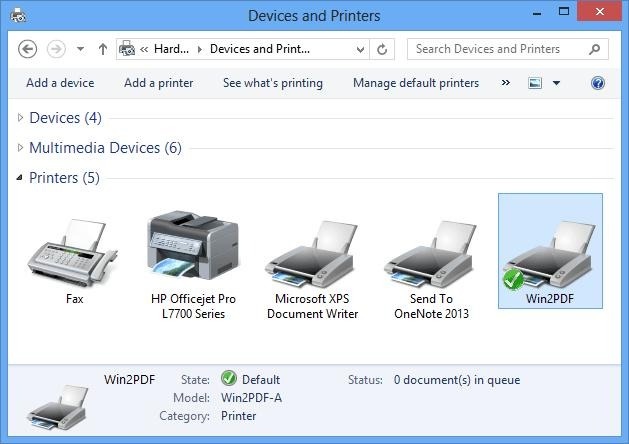 Удаление принтера из Windows 11/10