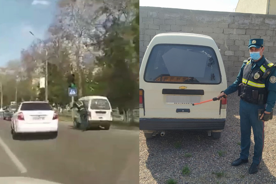 «GAI xodimi shaxsiy avtomobilida «Damas»ni quvib yuribdi» videosiga izoh berildi