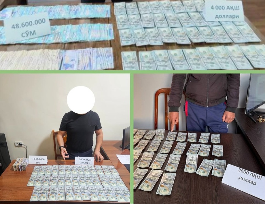 Prokuratura to‘rt hududda dollar ayirboshlayotganlarni ushladi