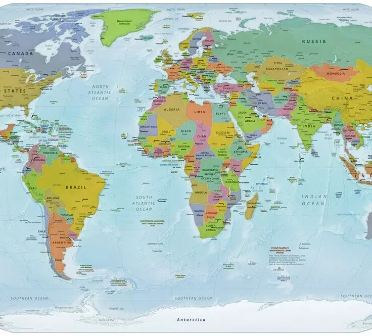 Сколько лет карту. Политическая карта мира 2021. Political Map.