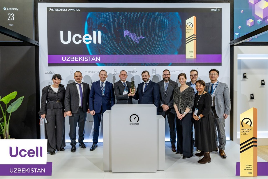 Ucell World Mobile Congressʼda eng tezkor internet uchun mukofotiga sazovor bo‘ldi