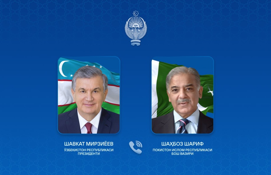 Shavkat Mirziyoyev va Shahboz Sharif o‘rtasida telefon muloqoti bo‘lib o‘tdi