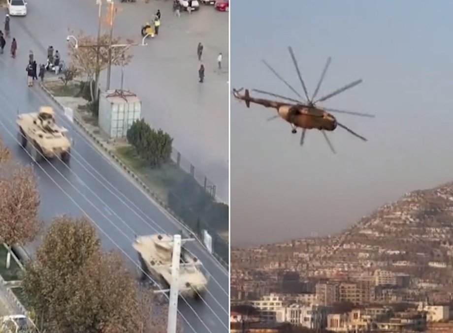 Талибы устроили военный парад из захваченной американской и российской техники